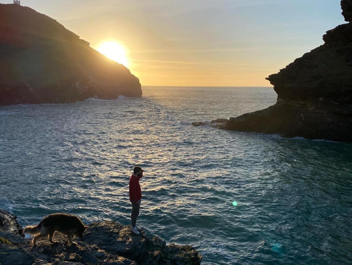 Polrunny Farm Blackberry Cottage - Cornwall Bliss In Sight Of The Sea Boscastle Dış mekan fotoğraf