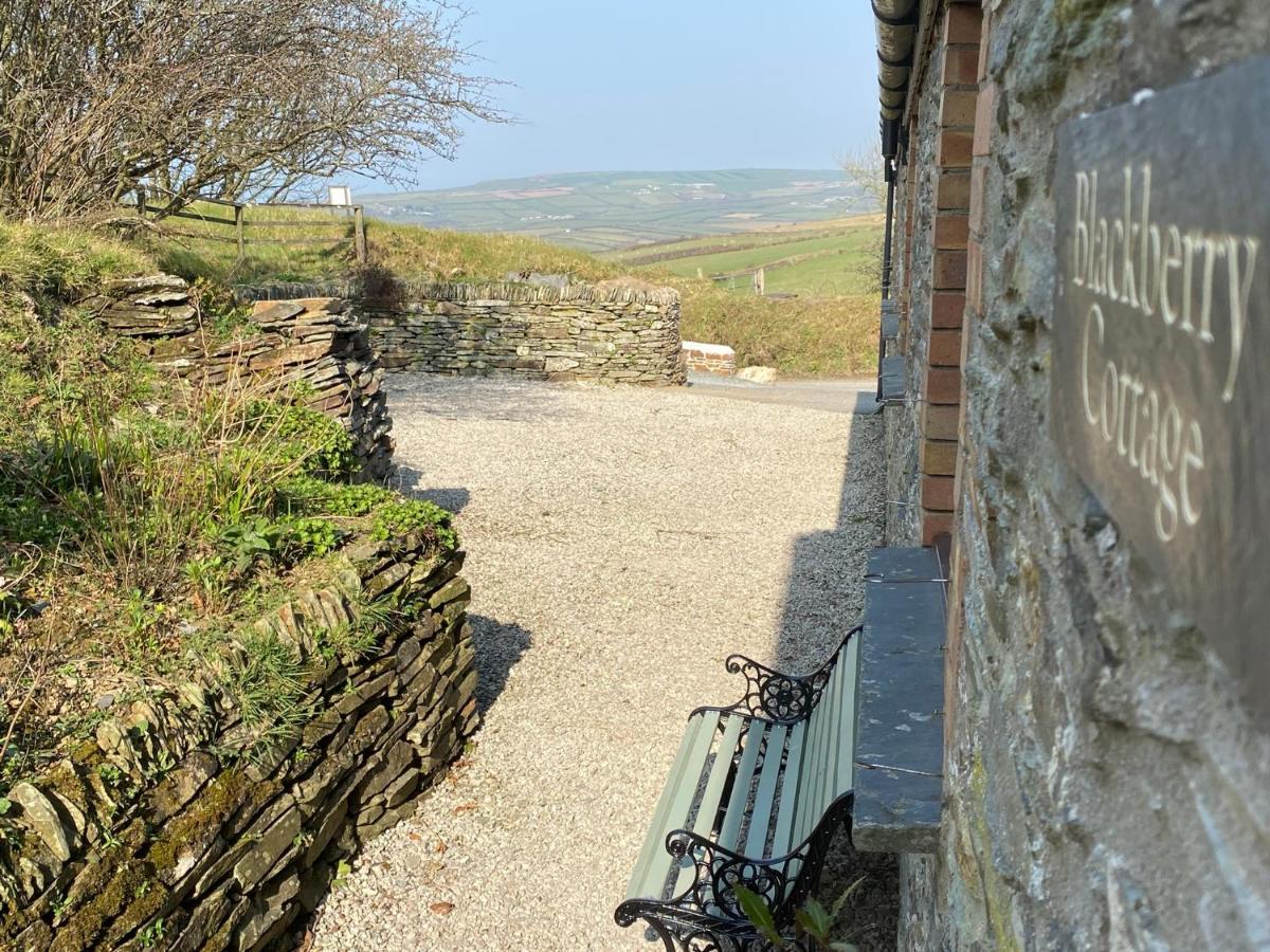 Polrunny Farm Blackberry Cottage - Cornwall Bliss In Sight Of The Sea Boscastle Dış mekan fotoğraf